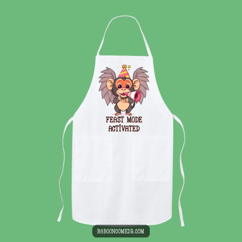 Funny Baboon Apron: Kitchen Fun & Protection, Perfect Chef's Funny Gift!