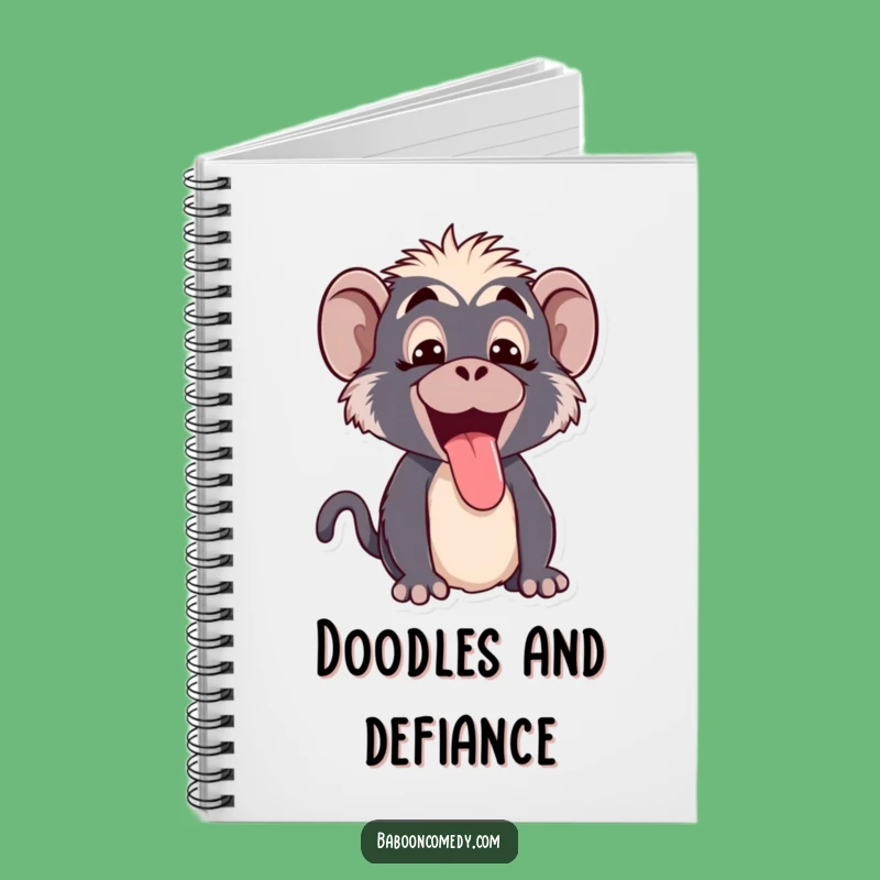 Funny Kawaii Baboon Tongue Notebook: Jot Down Your Cheeky Ideas