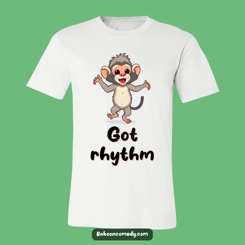 Funny Dancing Baboon T-Shirt - Hip Hop Ape Apparel and Hilarious Gift