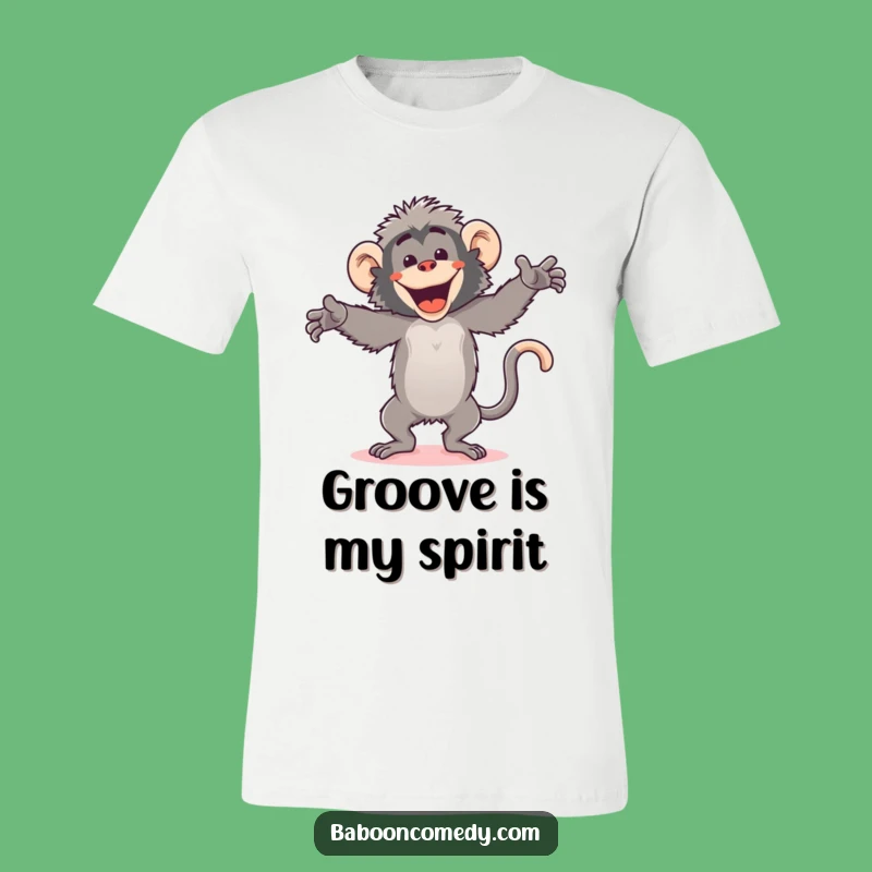 Funny Kawaii Baboon Dance T-Shirt: Silly Moves, Hilarious Baboon Tee