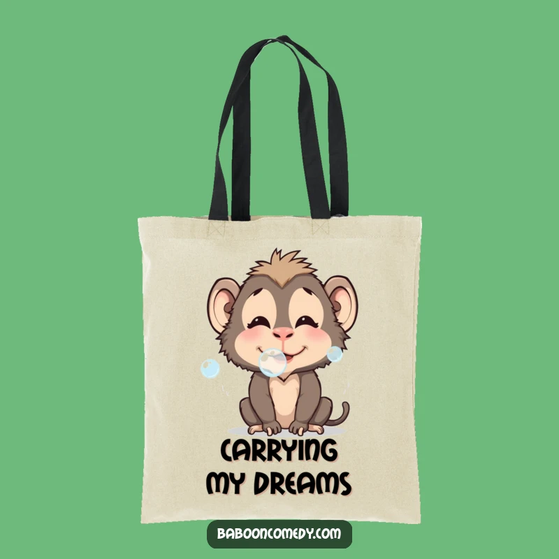 Funny Baboon Bubble Bag: Carry Joy & Fun, Perfect Playful Funny Gift!